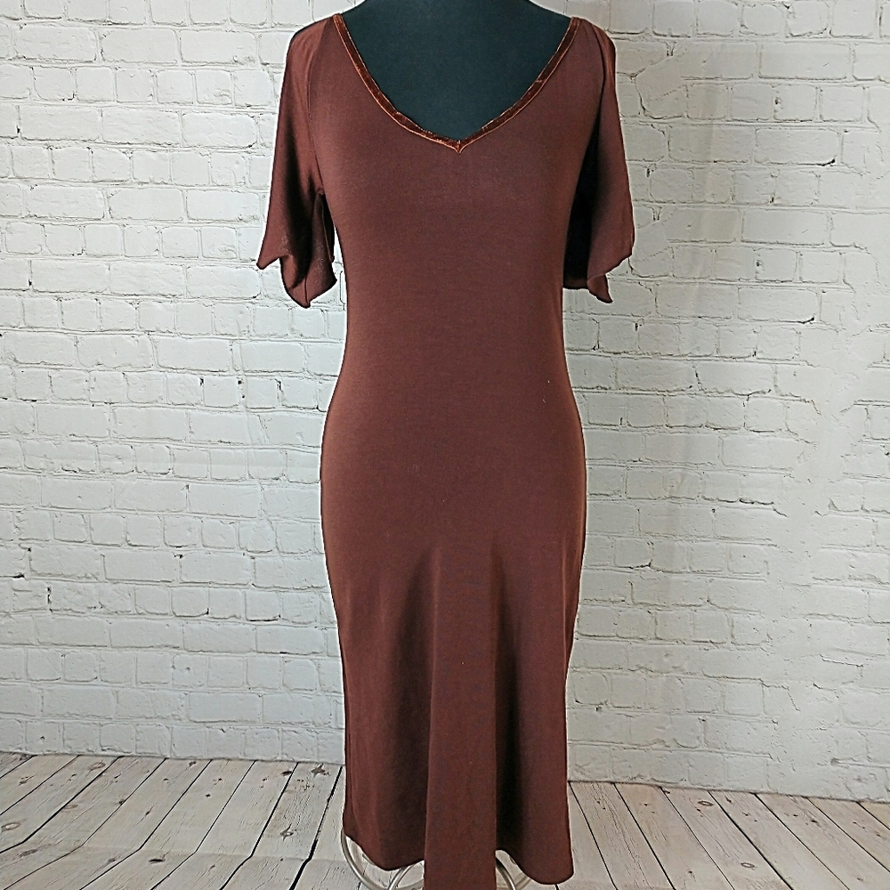 NWOT Misope brown‎ long dress